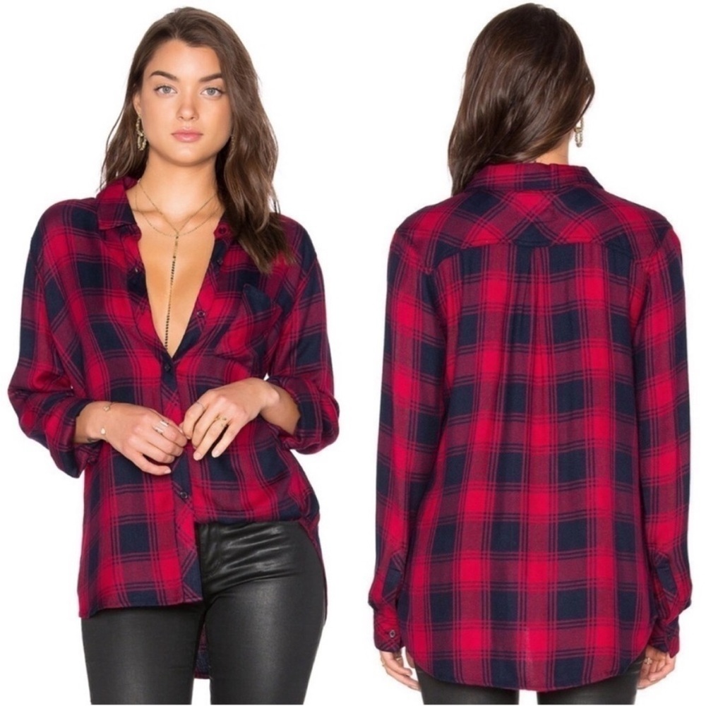 Rails Hunter Red/Tartan Button Down Shirt - Picture 16 of 16